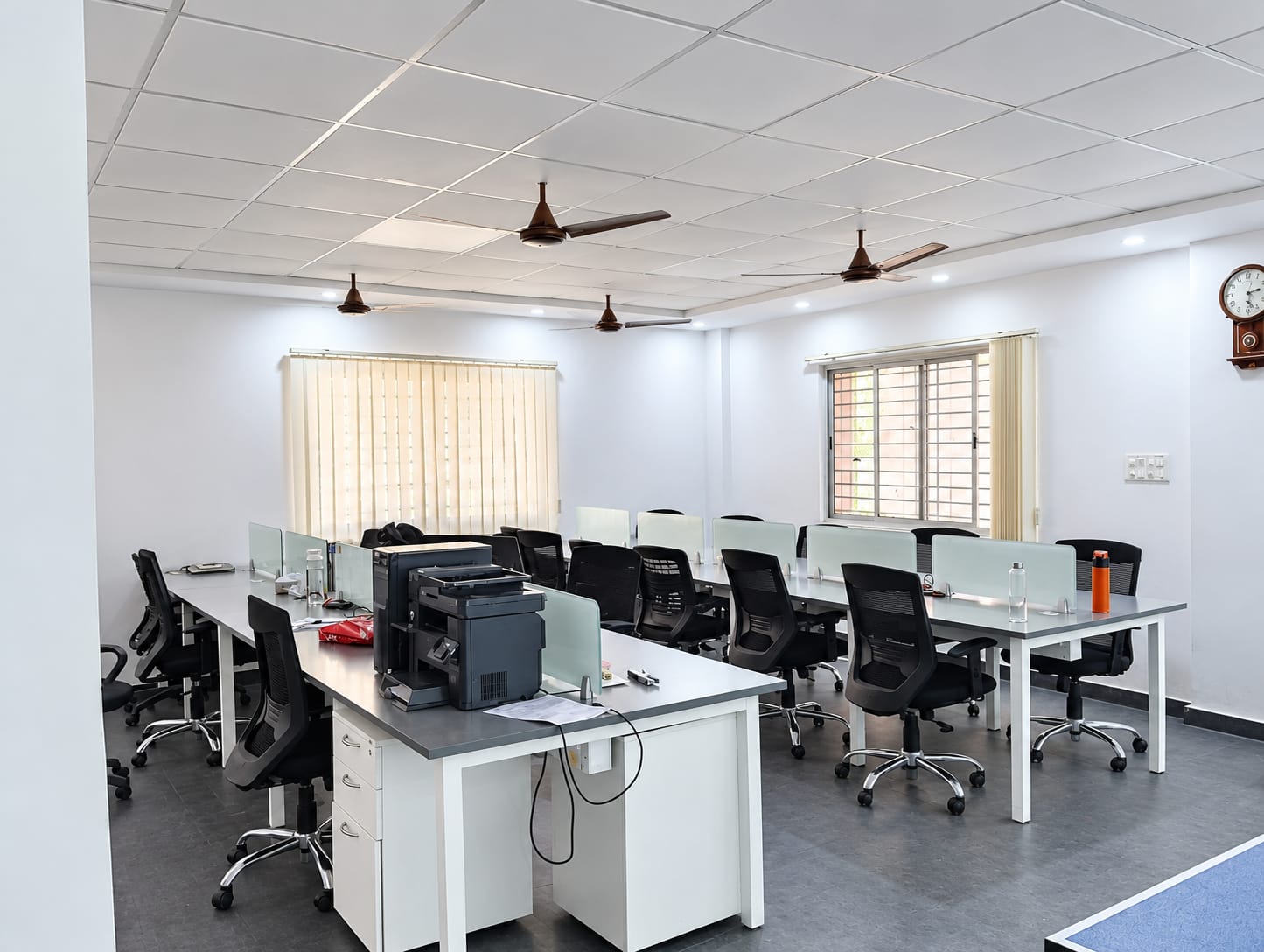 Open office workspace at Future Carrier Services
