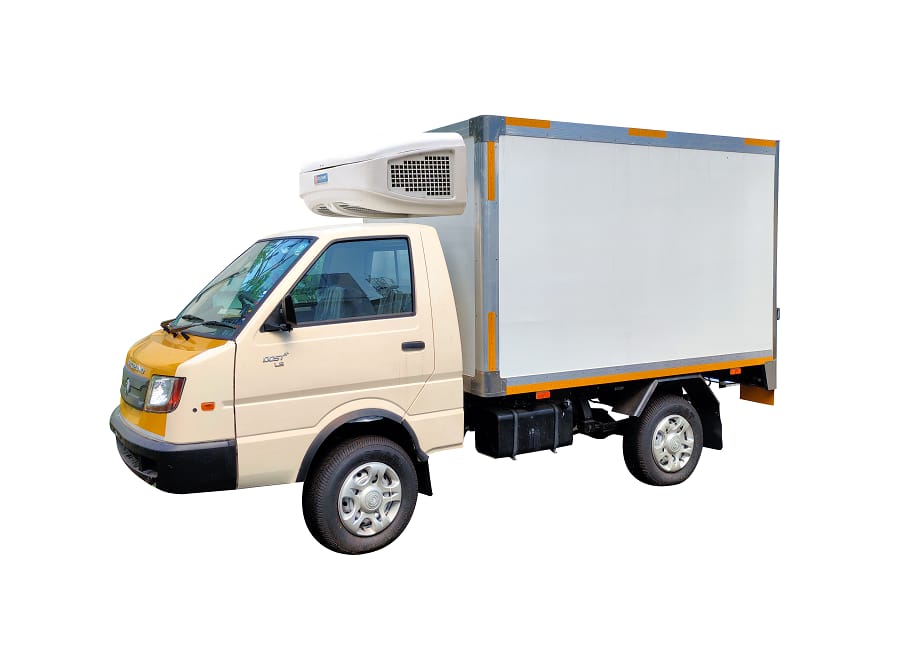 Mini refrigerated delivery truck